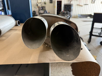 2024-2026 Ford Mustang GT Active Exhaust Quad Tip Mufflers