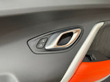 2016-2024 Chevrolet Camaro SS Coupe RH LH Pair Door Panels Black/Orange Leather