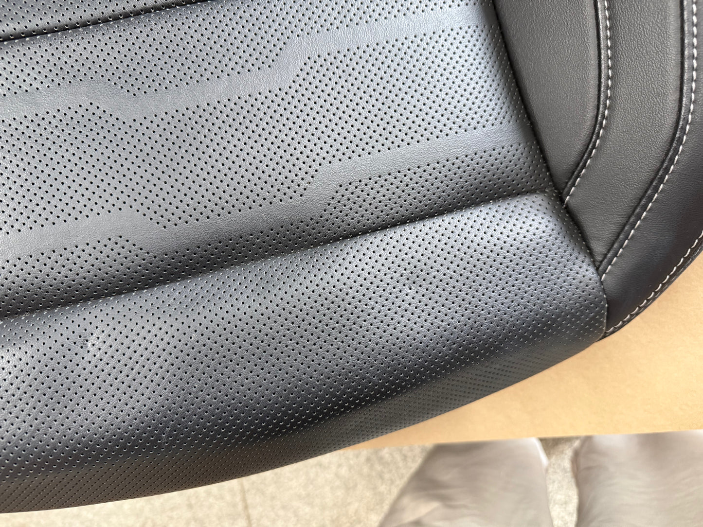 2018-2023 Ford Mustang RH Passenger Side Front Lower Leather Seat Cover
