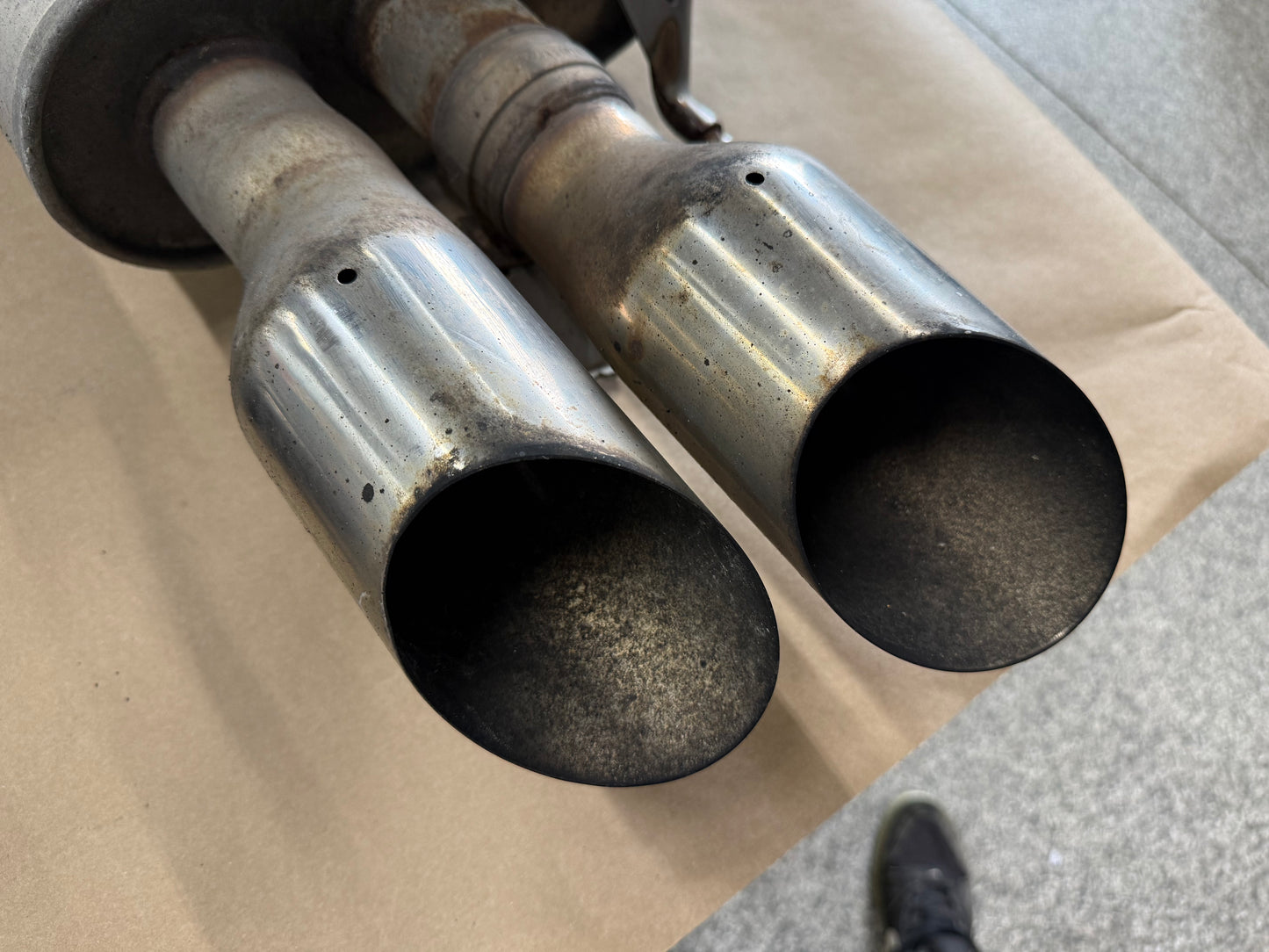 2018-2023 Ford Mustang GT Active Exhaust Quad Tip Mufflers