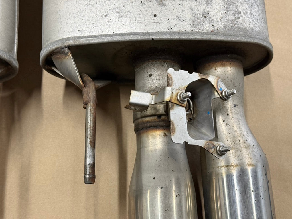 2018-2023 Ford Mustang GT Active Exhaust Quad Tip Mufflers