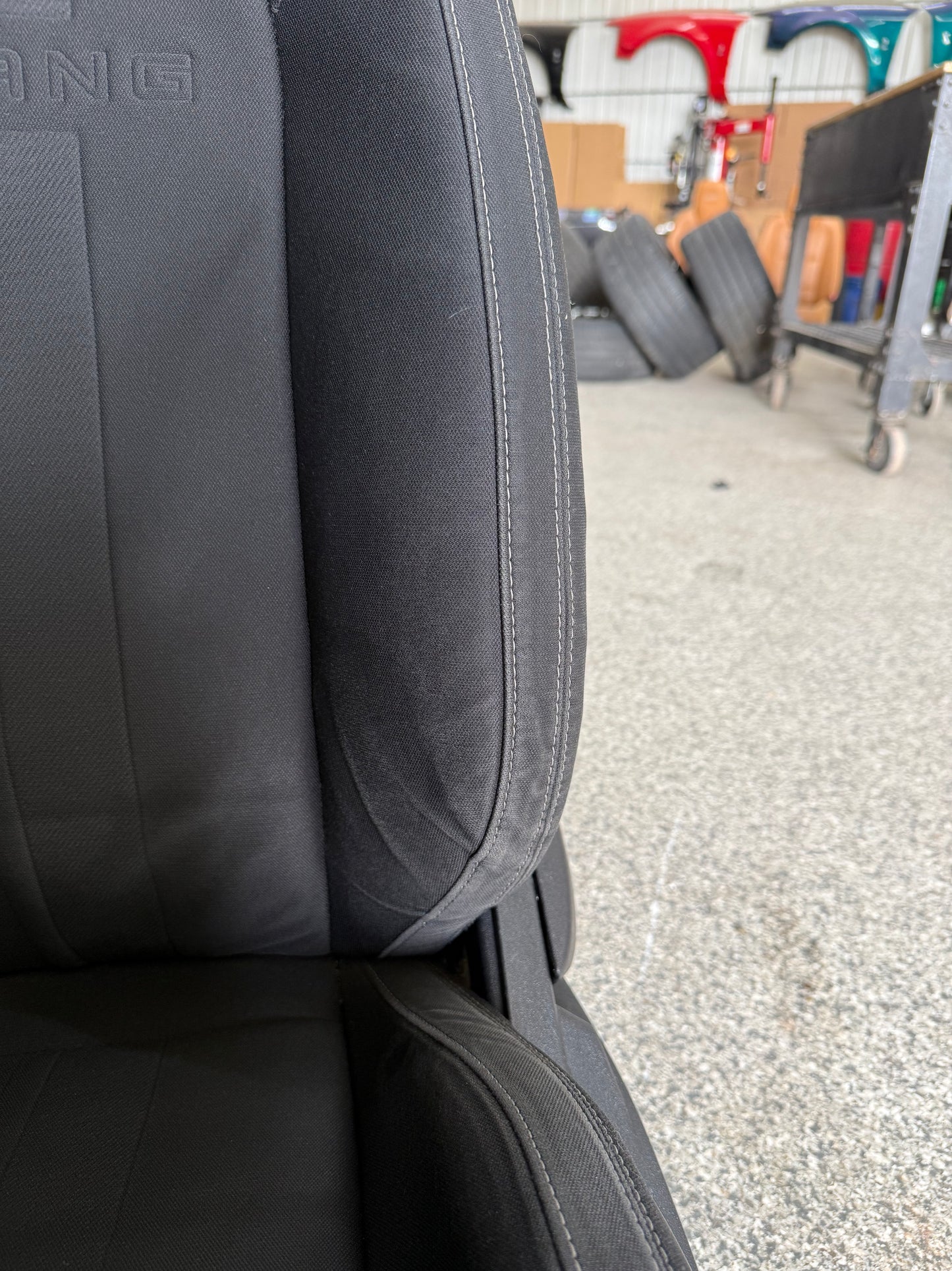 2018-2023 Ford Mustang GT Black Cloth Seats Coupe Front Rear Power Seats