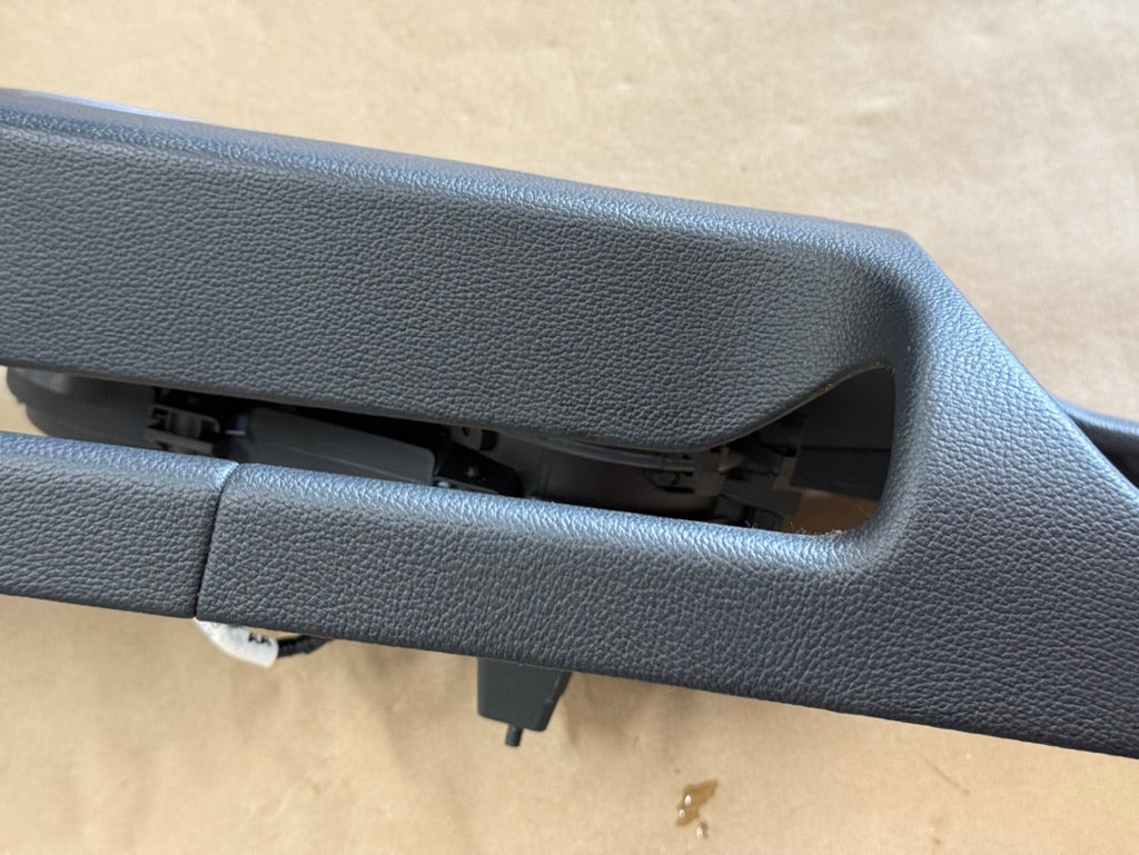 2018-2023 Mustang GT Center Console Top Interior Trim Pieces Leather Red Stitch