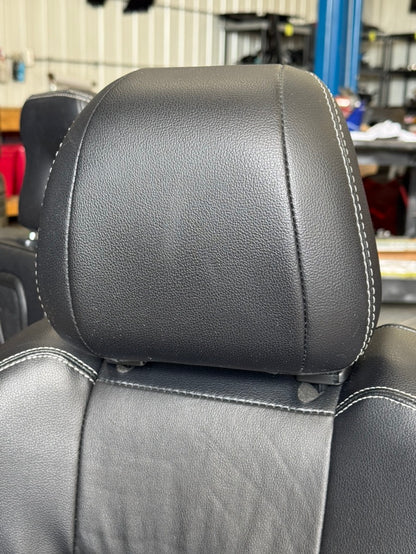 2015-2017 Ford Mustang GT Premium Leather Front Rear Seats Black Heated/Cooled