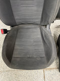 2015-2017 Ford Mustang GT Black Cloth Seats Coupe Front Rear Power Seats