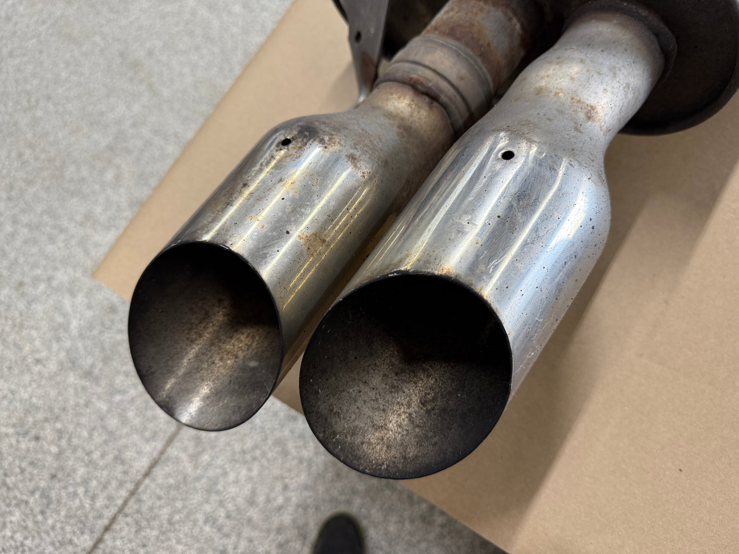 2018-2023 Ford Mustang GT Active Exhaust Quad Tip Mufflers