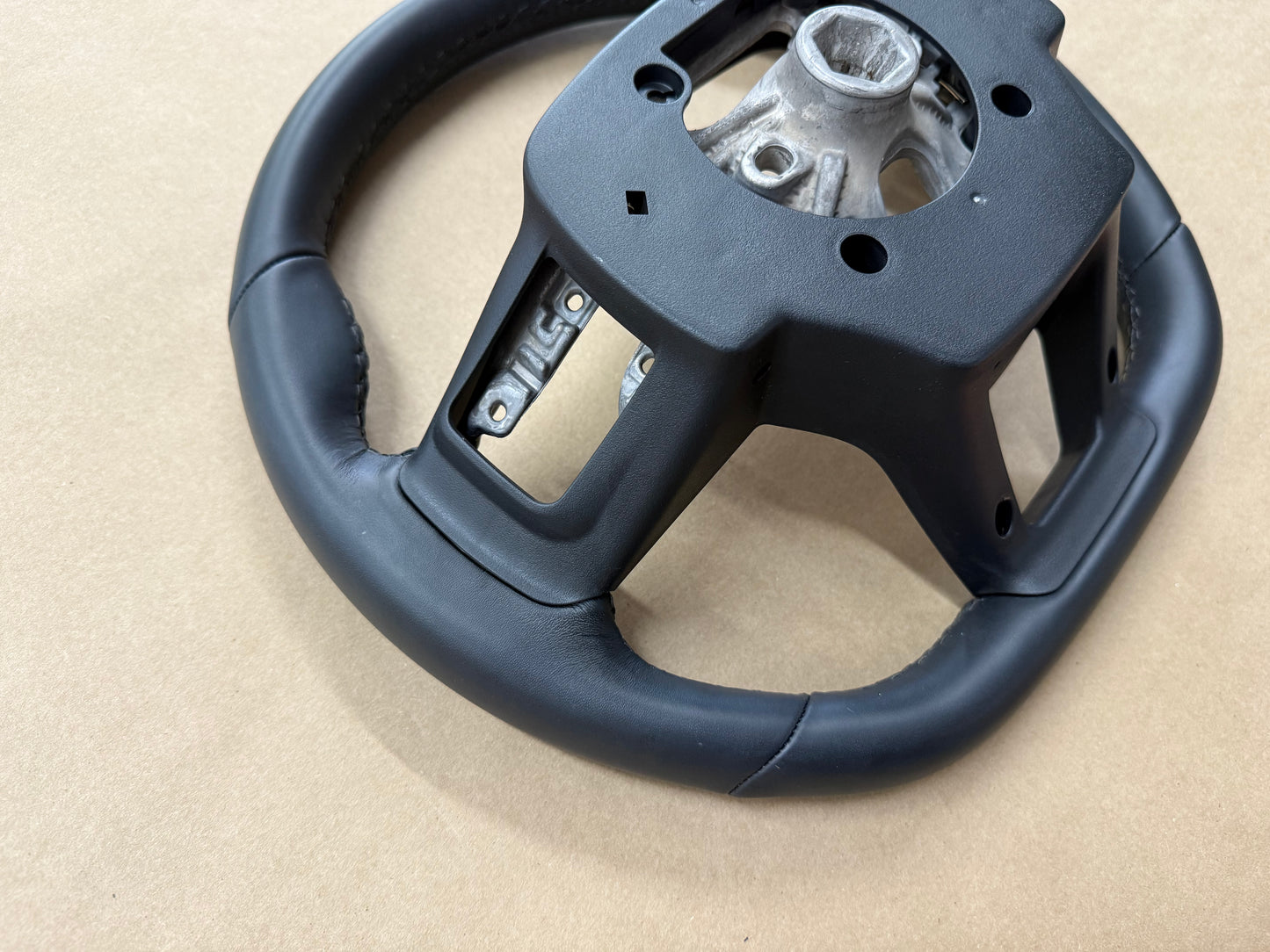 2024-2026 Ford Mustang GT Leather Steering Wheel Bare "Automatic"