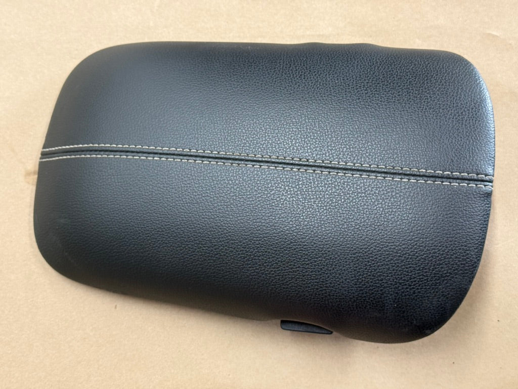 2015-2023 Ford Mustang Center Top Console Lid Armrest Creme Stitching