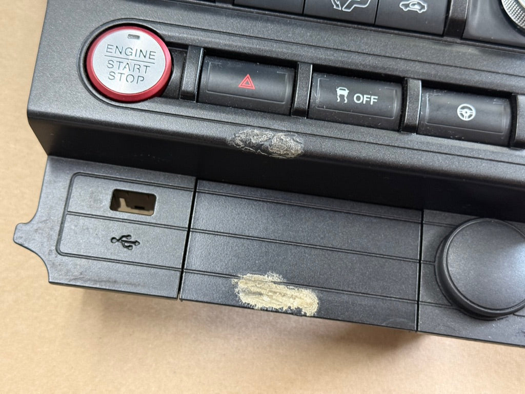 2018-2023 Ford Mustang GT Face Plate Radio Trim Piece