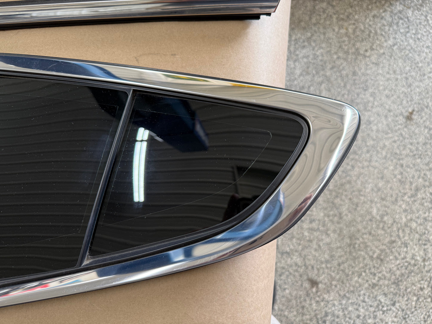 2015-2017 Ford Mustang GT Anniversary Stepped Quarter Glass Windows & Trim