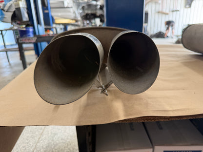 2018-2023 Ford Mustang GT Active Exhaust Quad Tip Mufflers