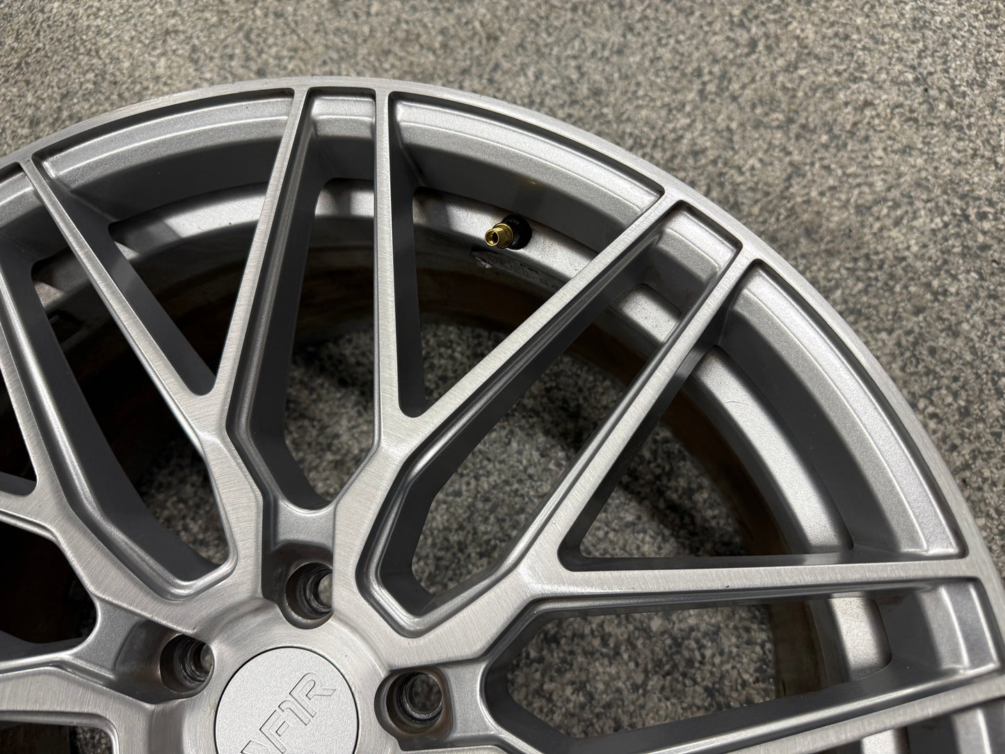 2015-2023 Ford Mustang F1R F103 Brushed Silver Wheels Set of 4 20x10"