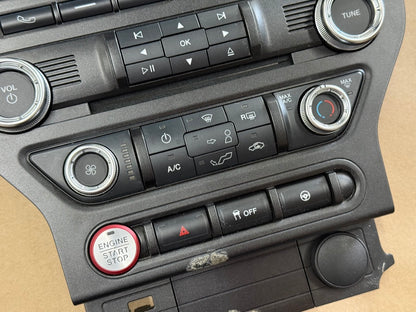 2018-2023 Ford Mustang GT Face Plate Radio Trim Piece