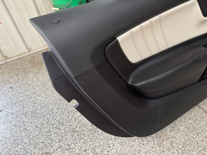 2015-2017 Ford Mustang 50th Anniversary Premium Leather Door Panels Pair