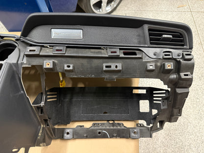 2018-2023 Ford Mustang GT 5.0 Leather Dash Pad Frame "Grey Stitching"