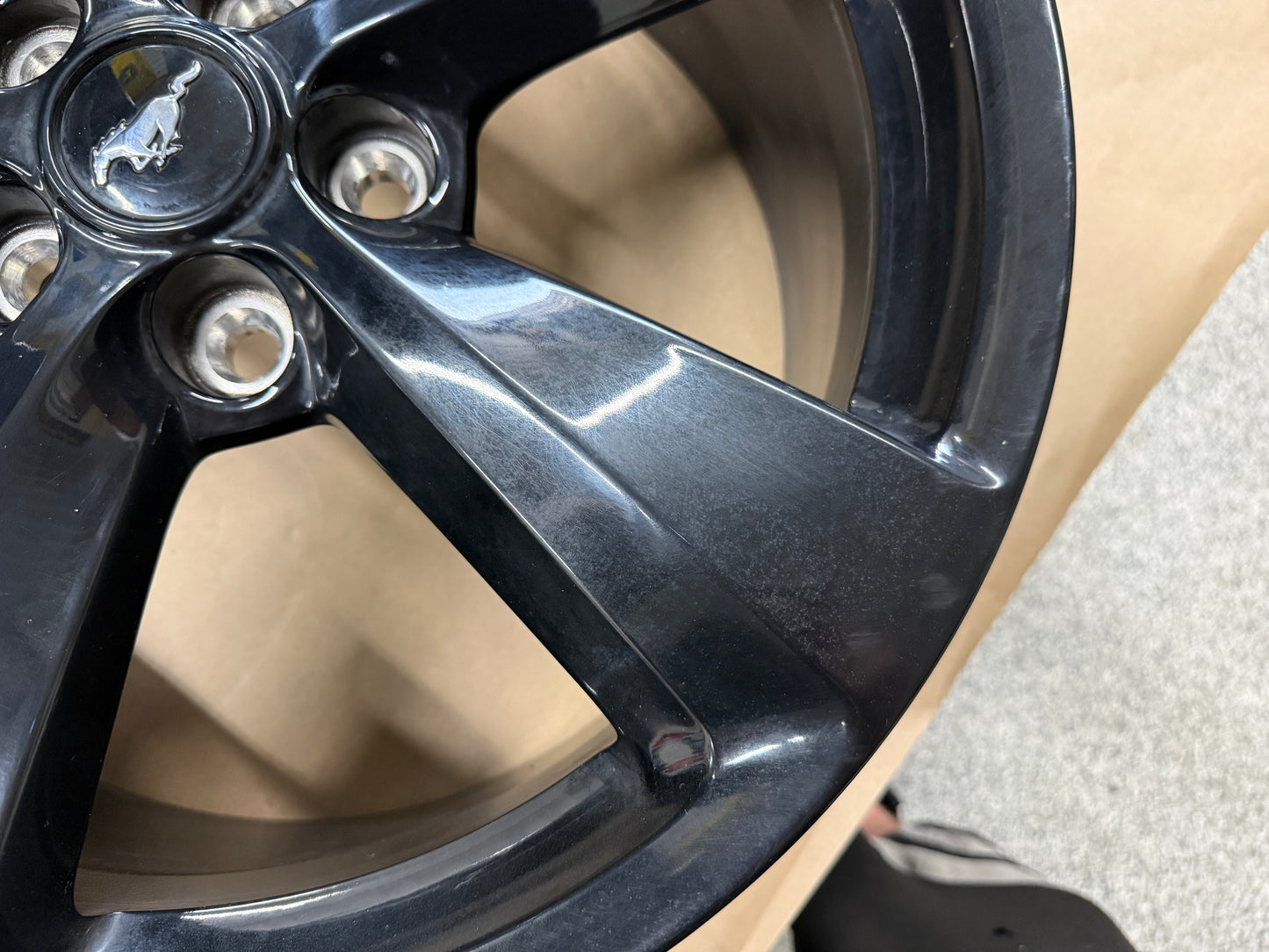 2015-2023 Ford Mustang GT Black Wheel Rim 19x8.5"