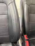 2018-2023 Ford Mustang GT Black Leather Coupe Front & Rear Seats