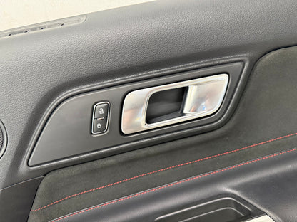 2018-2023 Ford Mustang LH RH California Special Door Panels Pair Red Stitch