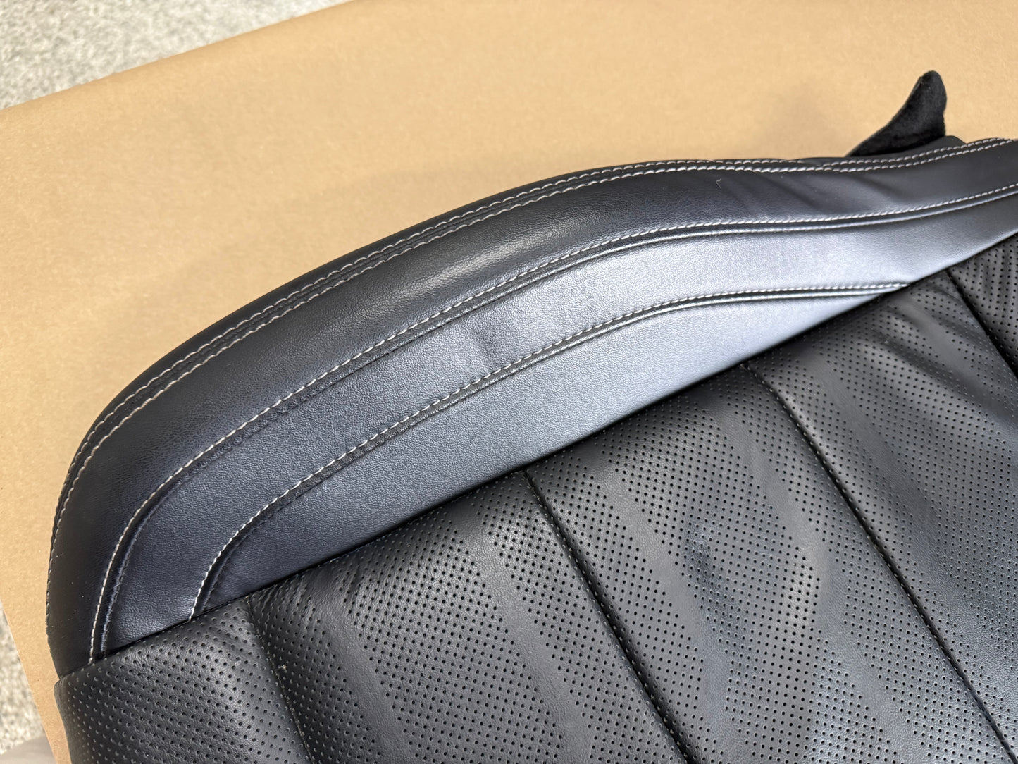 2018-2023 Ford Mustang RH Passenger Side Front Lower Leather Seat Cover