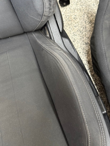2018-2023 Ford Mustang GT Black Cloth Seats Coupe Front Rear Power Seats