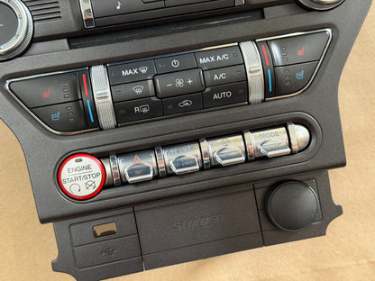 2015-2017 Ford Mustang GT Face Plate Premium Radio Trim Piece