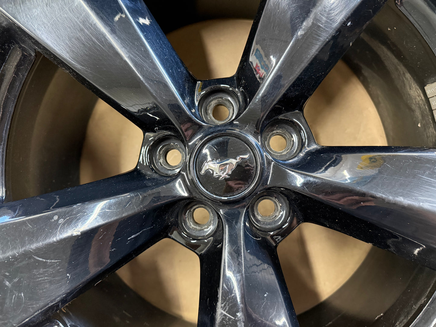 2015-2023 Ford Mustang GT Black Wheel Rim 19x8.5"