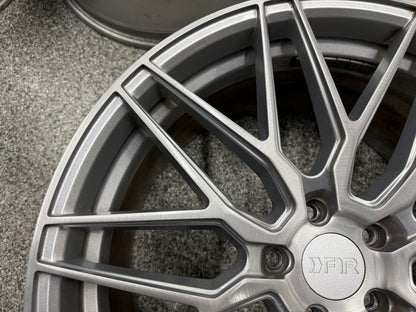 2015-2023 Ford Mustang F1R F103 Brushed Silver Wheels Set of 4 20x10"