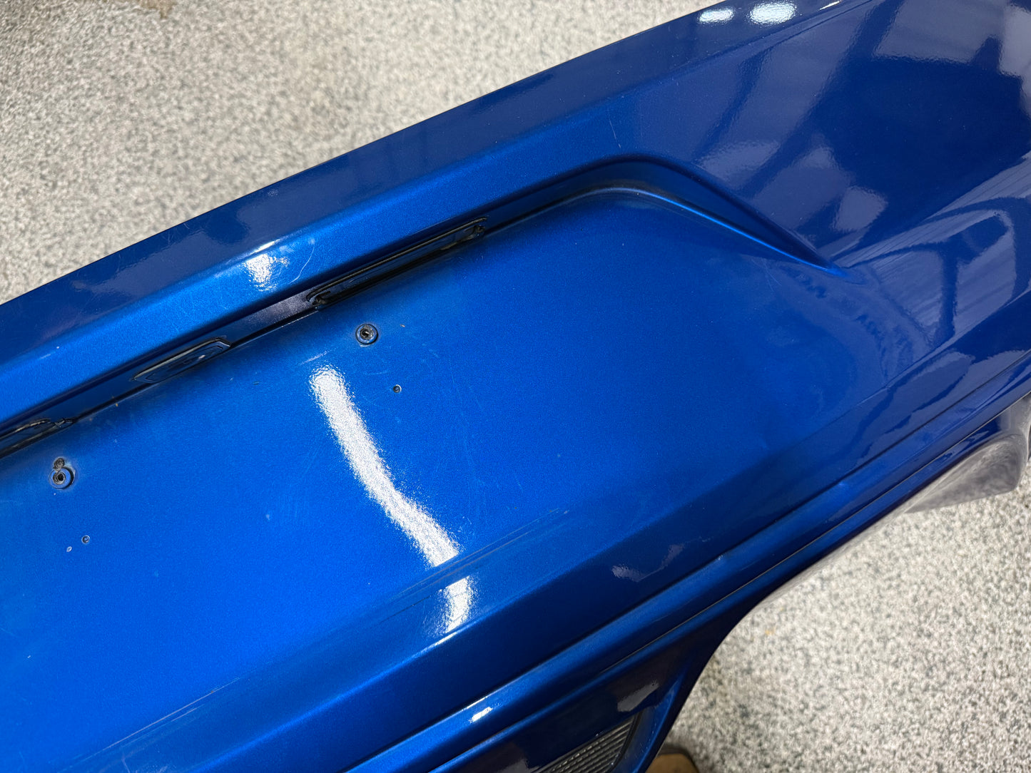 2015-2017 Ford Mustang GT Rear Bumper Complete "Blue"