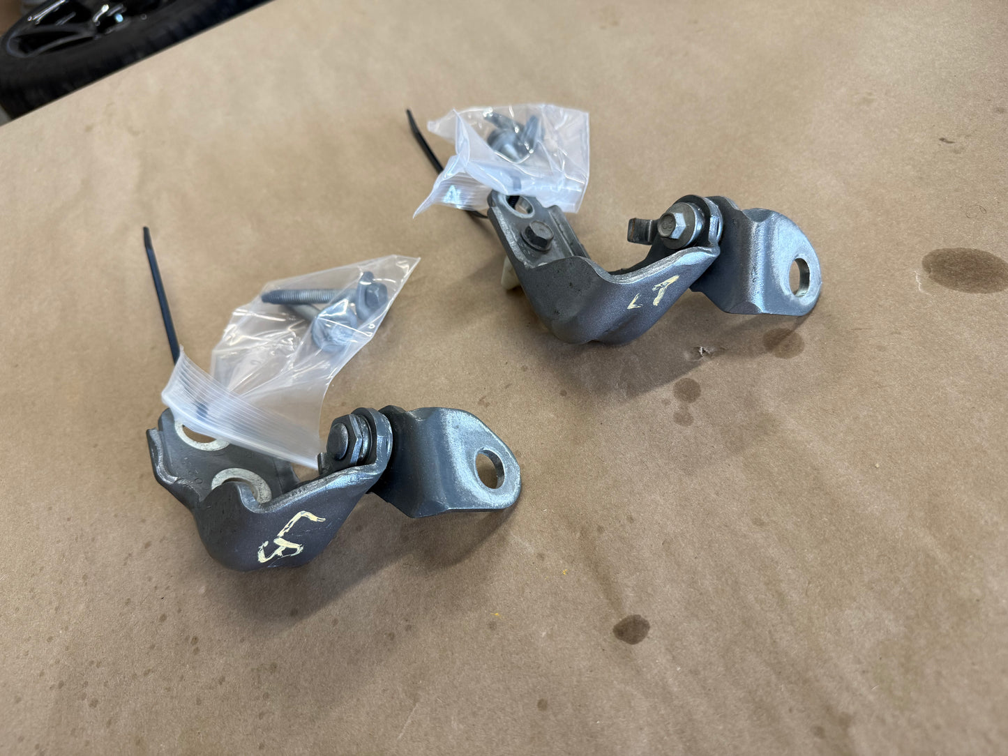 2024-2026 Ford Mustang Door Hinges LH Driver Side Upper Lower "JS"