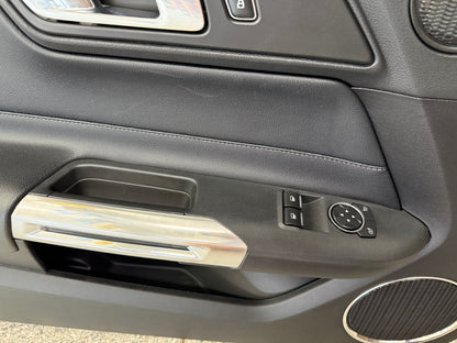 2018-2023 Mustang GT V6 EcoBoost LH RH Premium Leather Insert Door Panels Pair