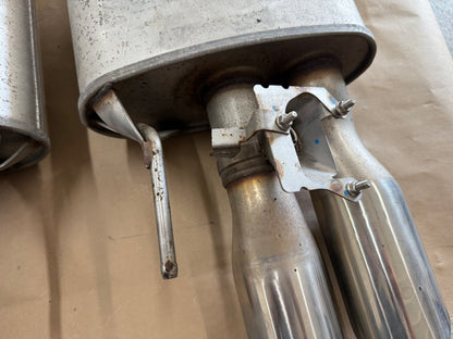 2018-2023 Ford Mustang GT Active Exhaust Quad Tip Mufflers