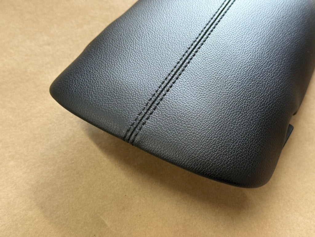 2015-2023 Ford Mustang Center Top Console Lid Armrest Black Stitching