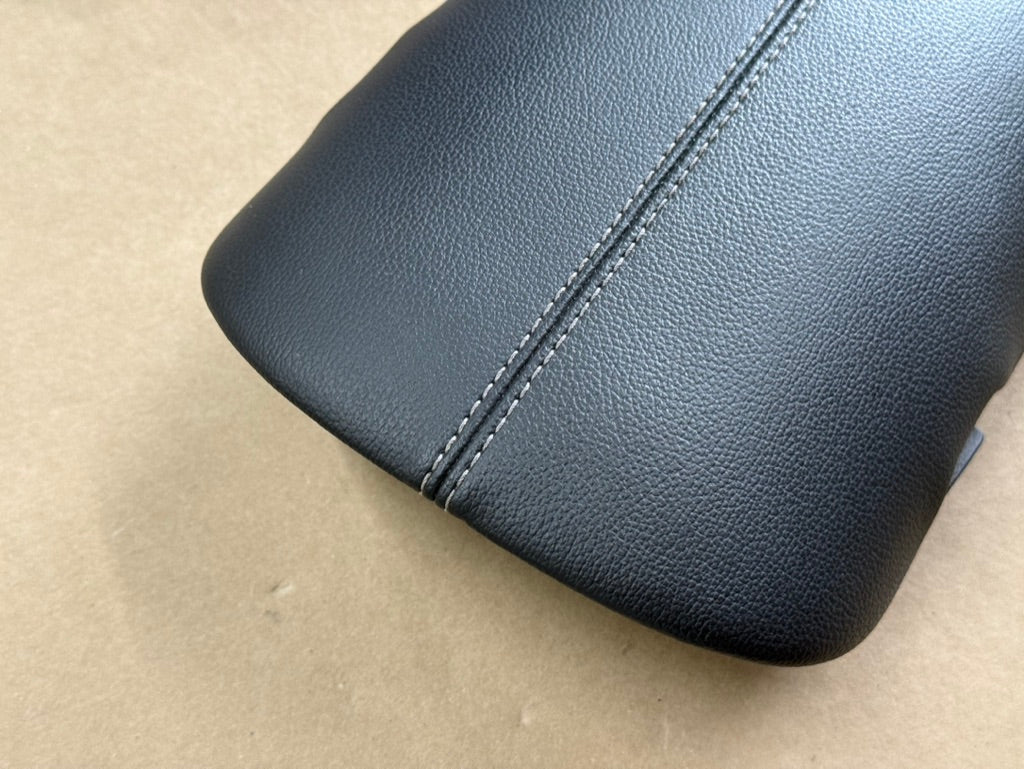 2015-2023 Ford Mustang Center Top Console Lid Armrest Grey Stitch