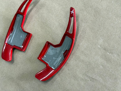 2015-2023 Ford Mustang Auto Paddle Shifter Extensions "Red"