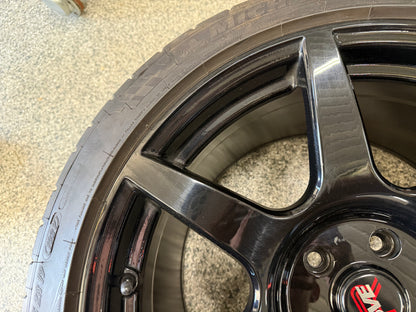 2015-2026 Mustang SVE R350 19x11" Wheel Tire 305/35/19 Michelin Pilot SS