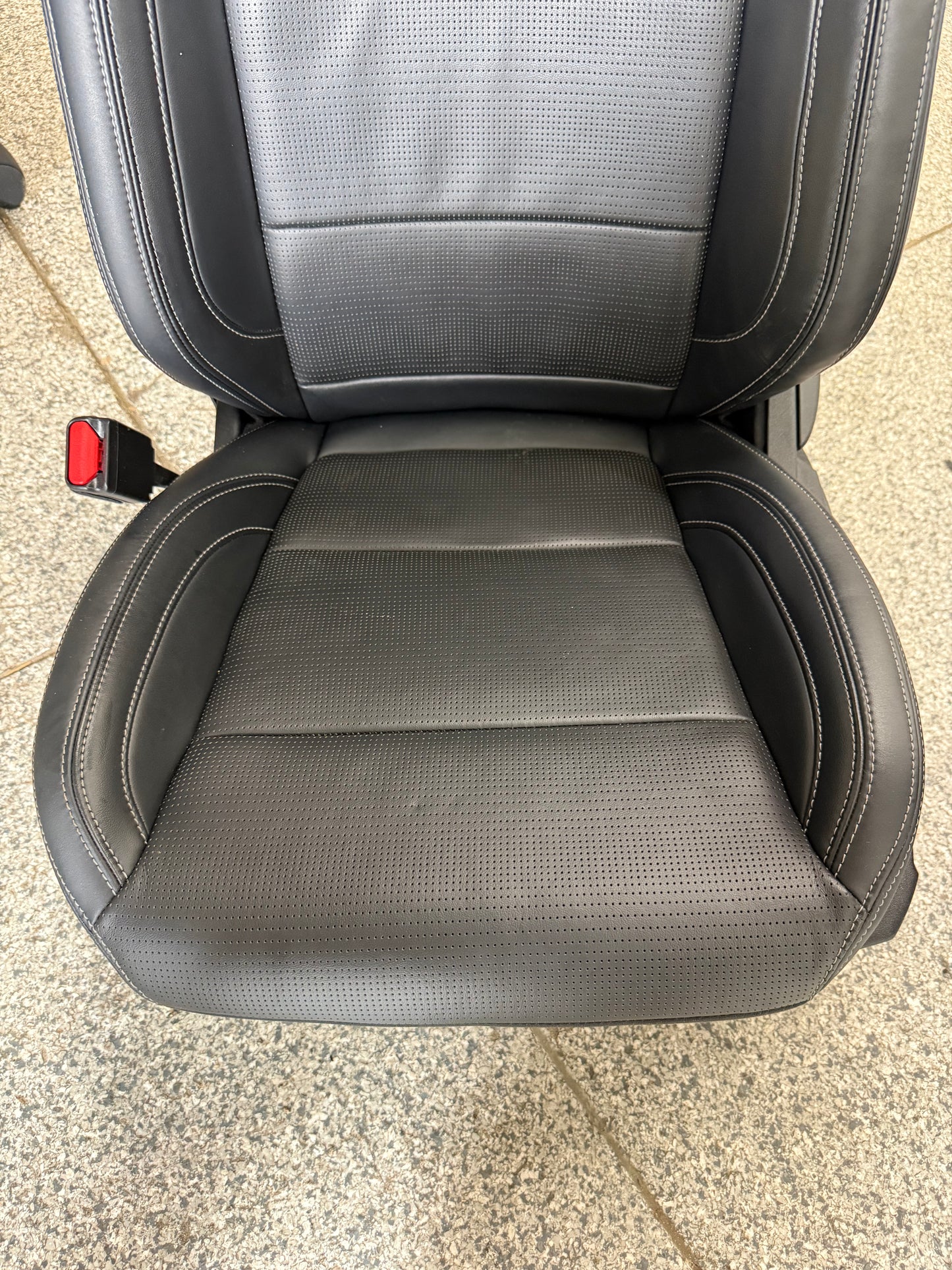2024-2026 Ford Mustang GT Black Leather Coupe Front & Rear Seats
