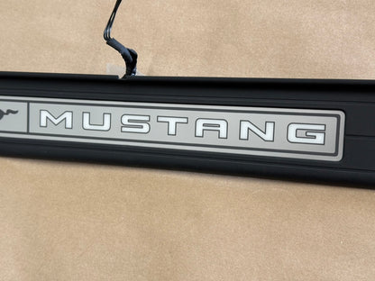 2015-2023 Ford Mustang "My Color" Sill/Scuff Plates Interior Trim Black