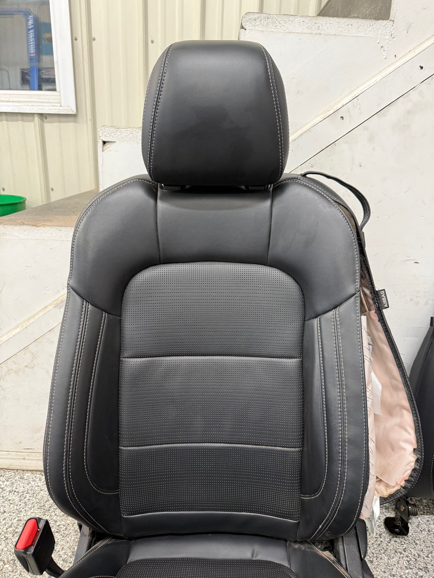2024-2026 Ford Mustang GT Black Leather Front Rear Seats Heated/Cooled