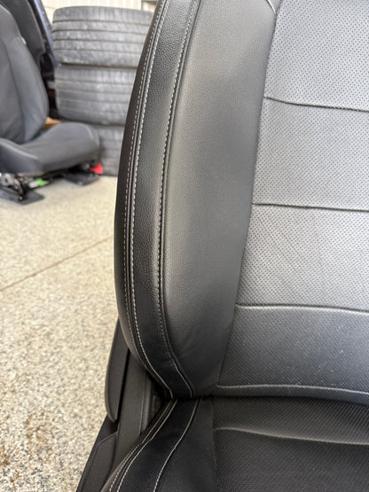 2015-2017 Ford Mustang GT Premium Leather Front Rear Seats Black Heated/Cooled