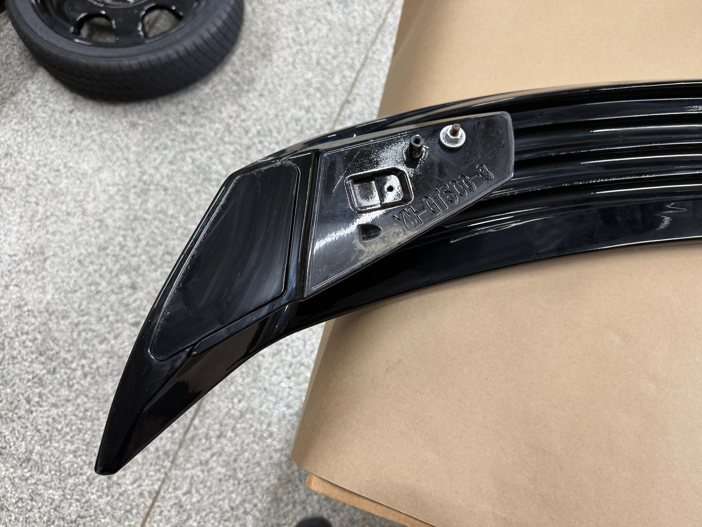2018-2023 Ford Mustang GT EcoBoost Rear Trunk 4-Post Spoiler "Black" Aftermarket