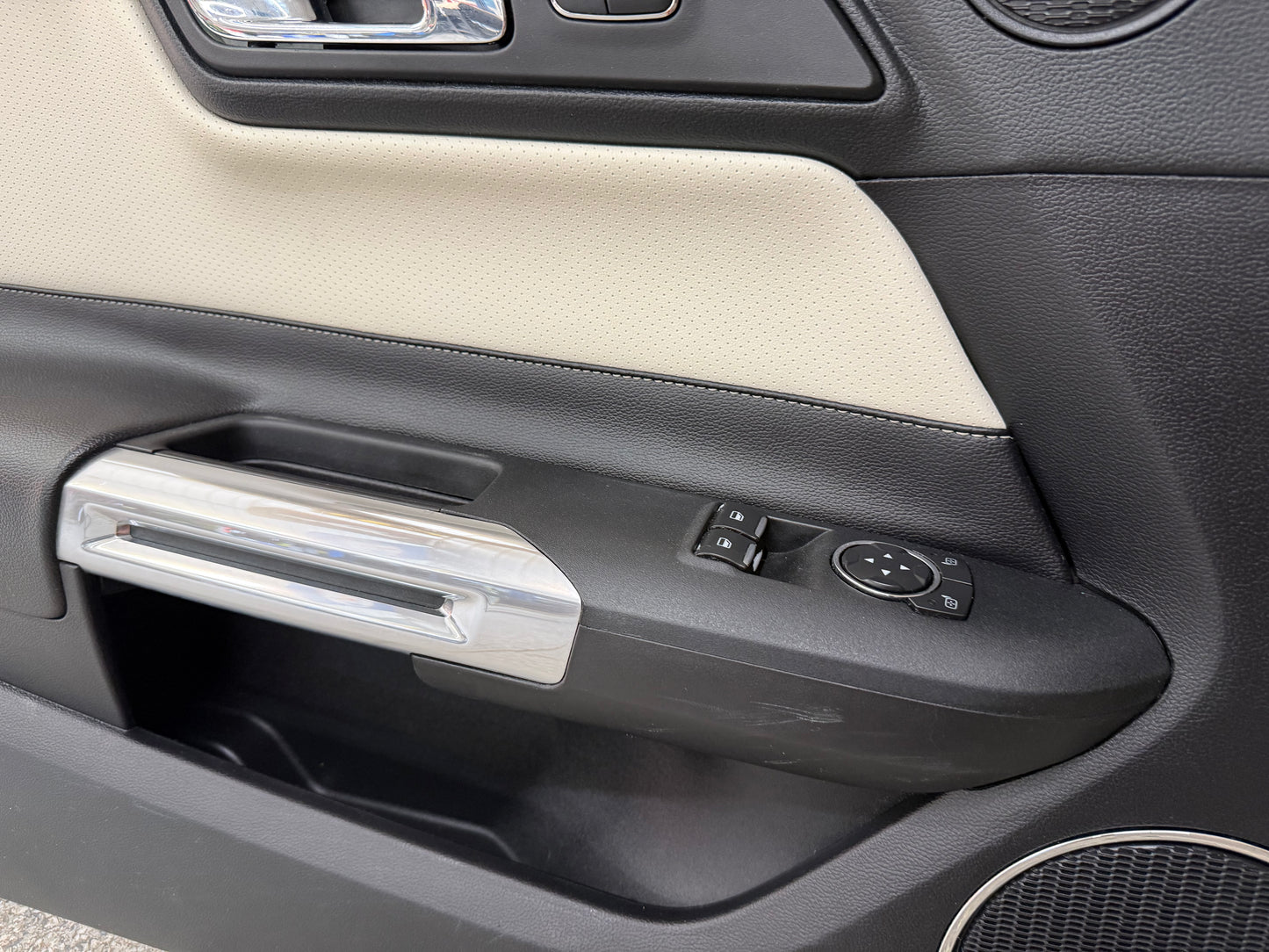 2015-2017 Ford Mustang 50th Anniversary Premium Leather Door Panels Pair