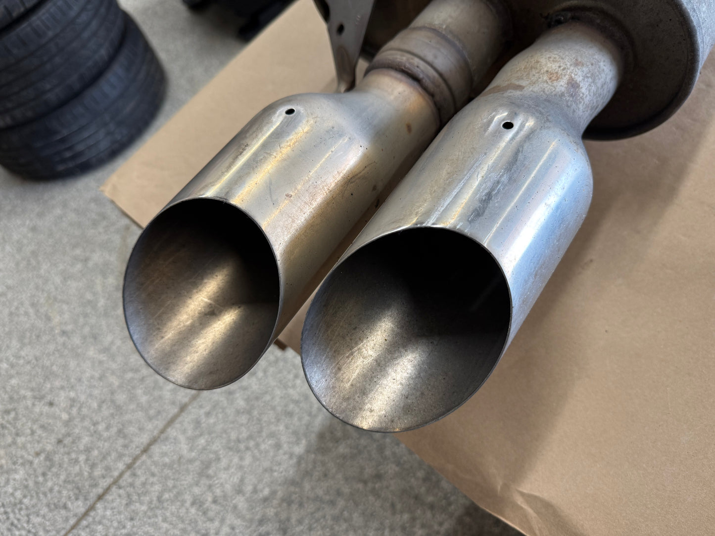 2018-2023 Ford Mustang GT Active Exhaust Quad Tip Mufflers