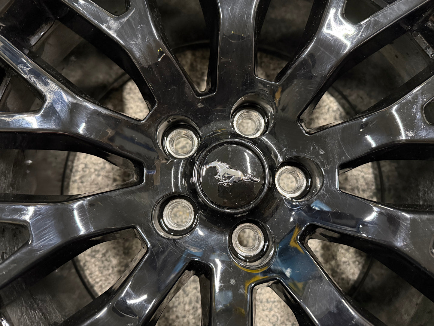 2015-2023 Mustang GT 5.0 19x9.5" Wheel Rim PP1 Rear 275/40/19 Michelin