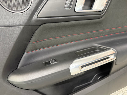 2018-2023 Ford Mustang LH RH California Special Door Panels Pair Red Stitch