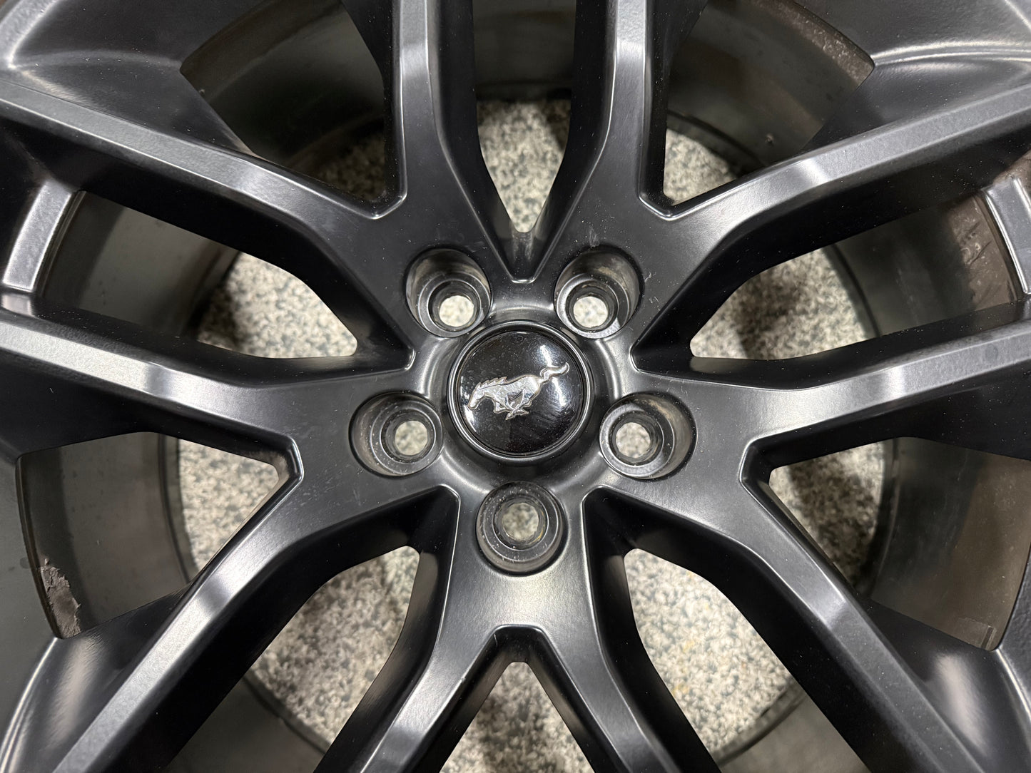 2015-2023 Ford Mustang GT Black Wheel Rim 20x9" General G Max 275/35/20