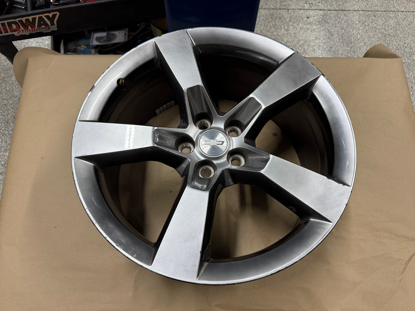2010-2013 Chevrolet Camaro SS 20x9" Silver Wheel Rim