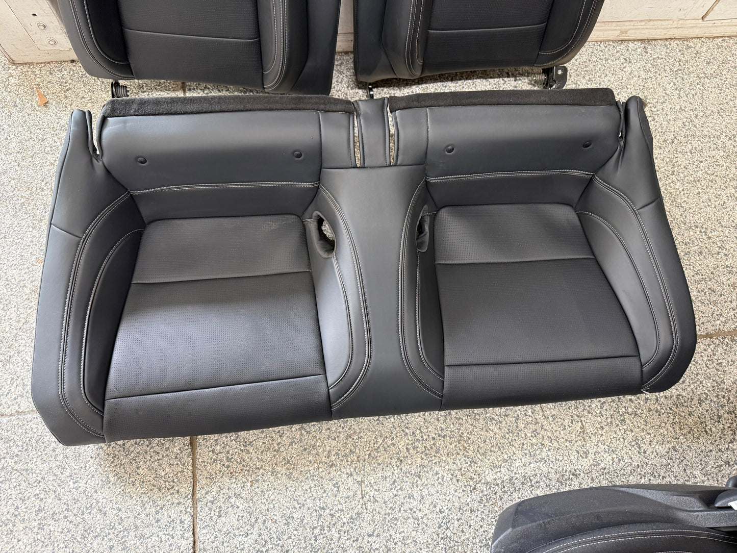 2024-2026 Ford Mustang GT Black Leather Coupe Front & Rear Seats