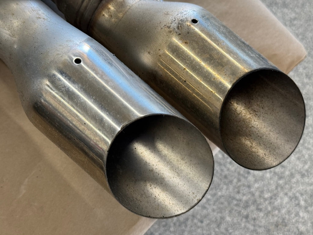 2018-2023 Ford Mustang GT Active Exhaust Quad Tip Mufflers