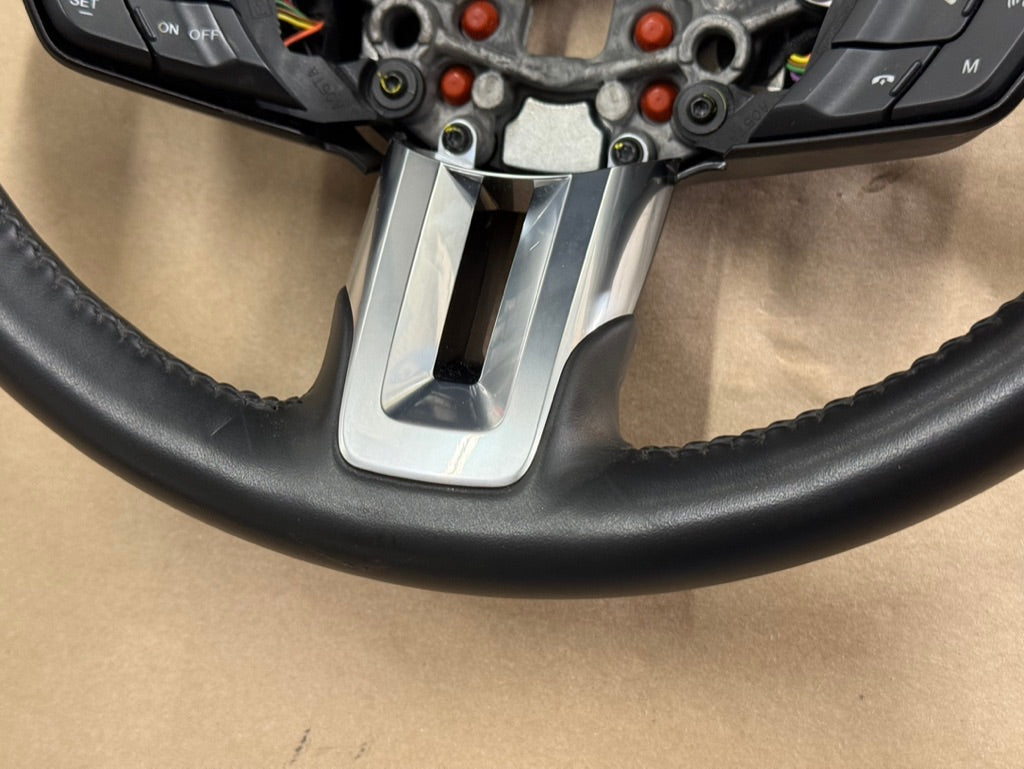 2018-2023 Ford Mustang Leather Steering Wheel "Auto"  38k mi