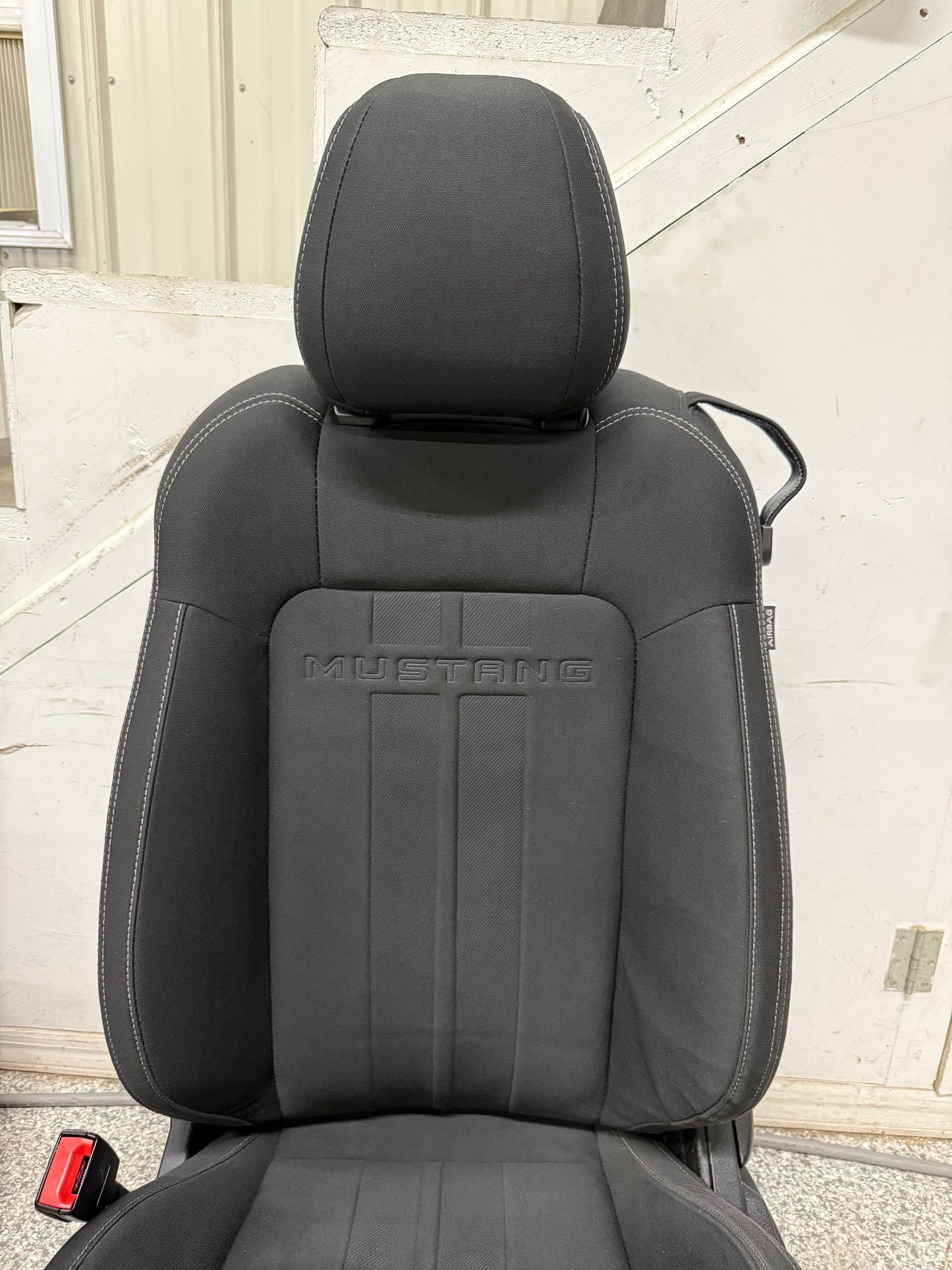 2018-2023 Ford Mustang GT Black Cloth Seats Coupe Front Power Seats